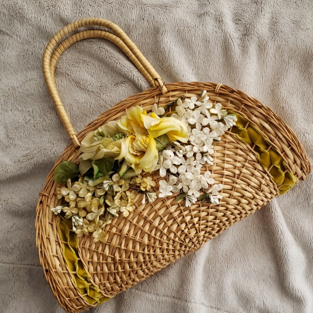 Vintage Wicker Handbag